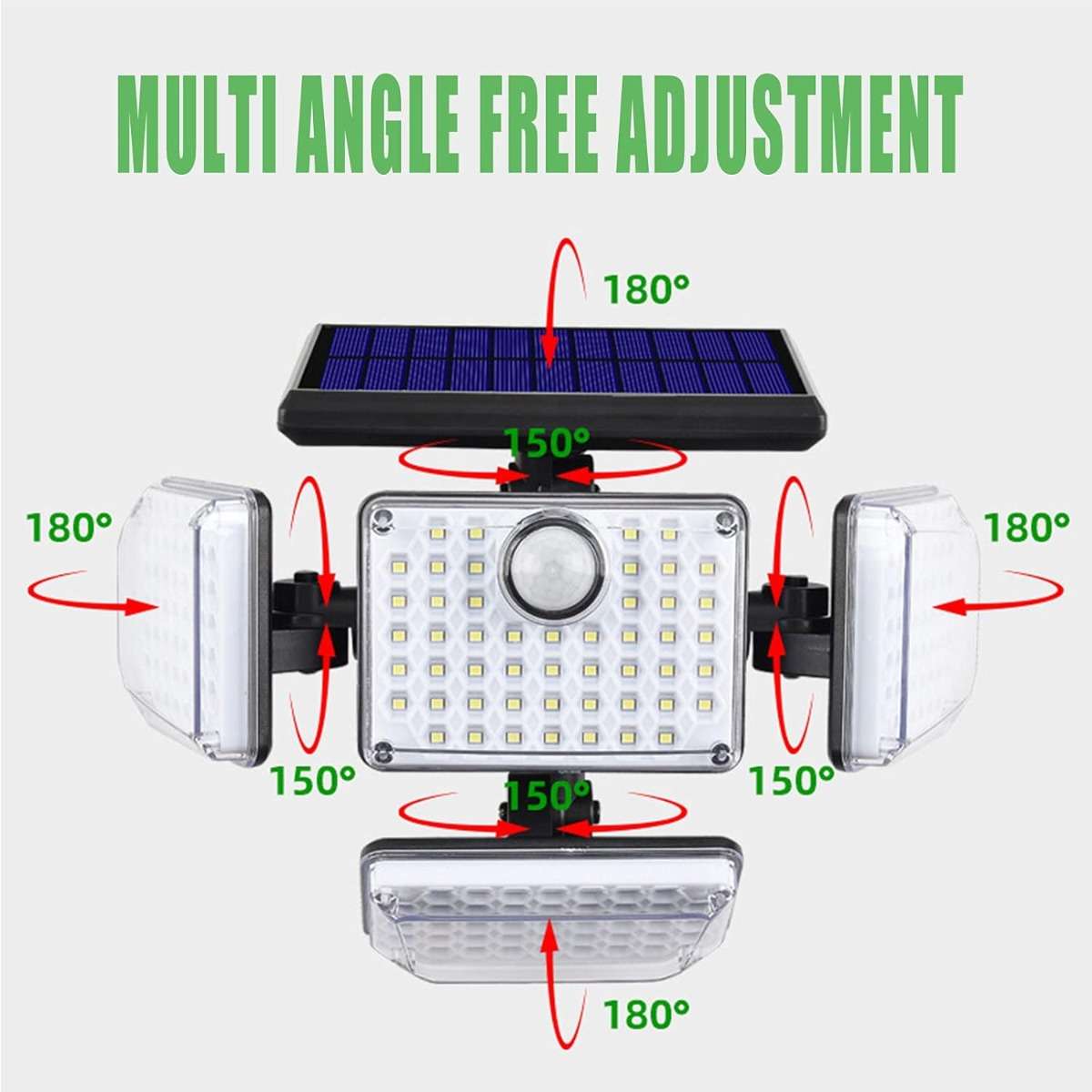 Luci solari esterno 144 led - MercatoneSmart.it