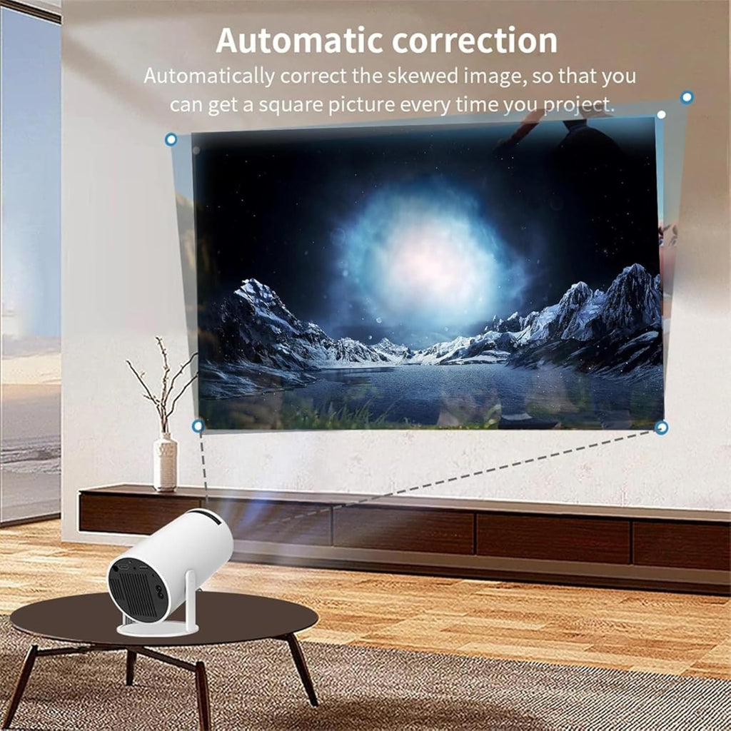 Proiettore Console 2 in 1 – Console Retro Portatile con Proiettore HD 4K, 36.000 Giochi, WiFi, Bluetooth e 2 Controller Wireless