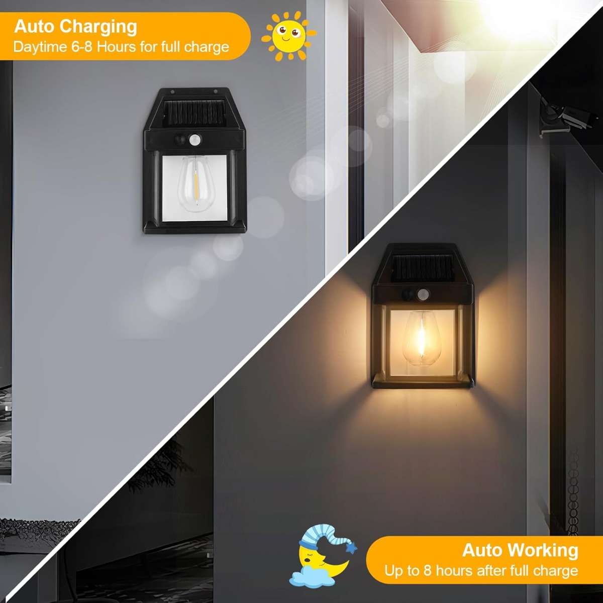 Lampada Solare da Parete LED - MercatoneSmart.it