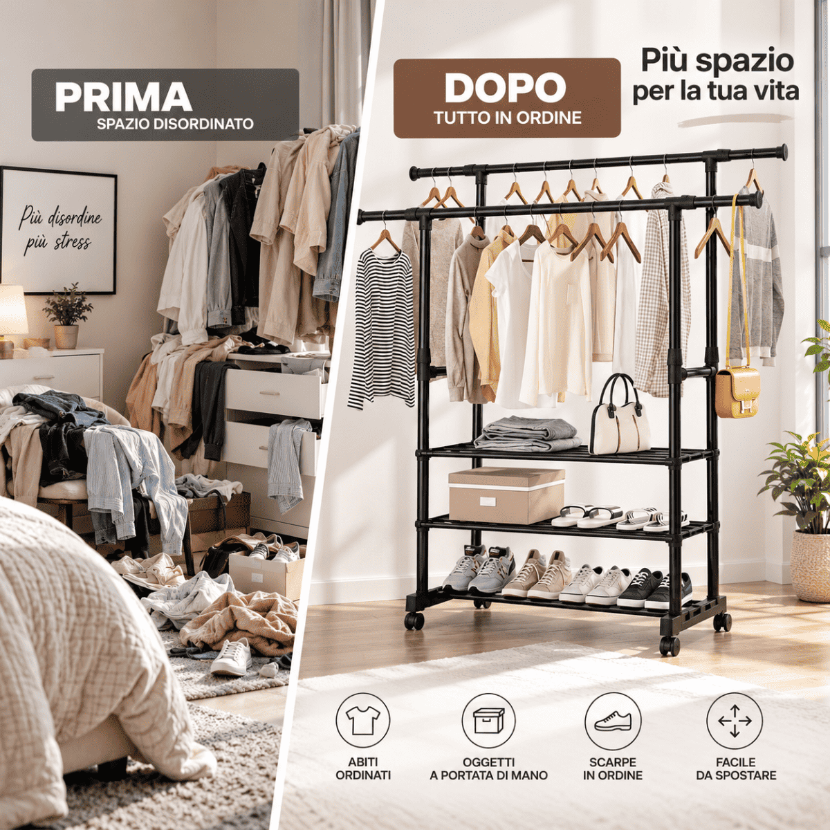 Appendiabiti da Terra - Mercatone Smart