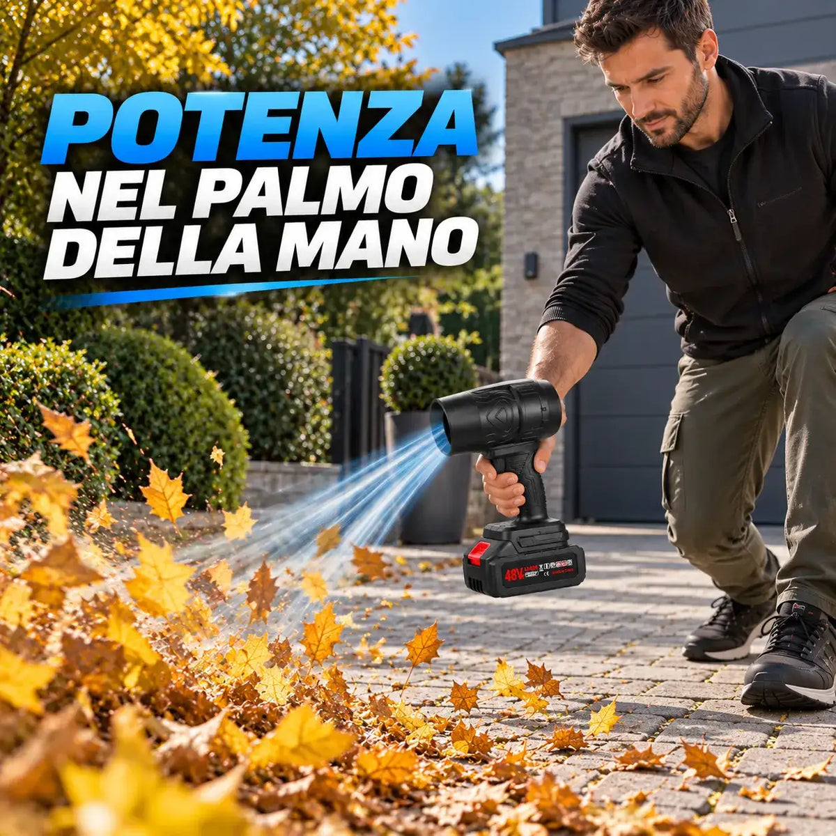Mini Turbo Soffiatore Cordless