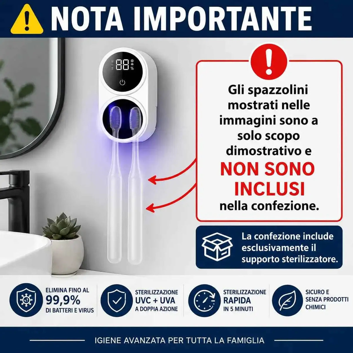 Sterilizzatore UV - MercatoneSmart.it