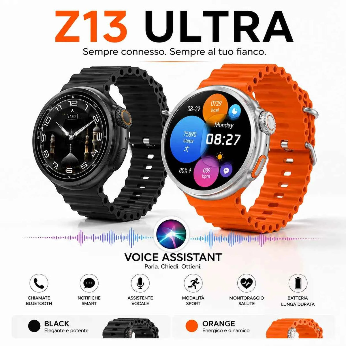 Smartwatch Z13 Ultra - MercatoneSmart.it