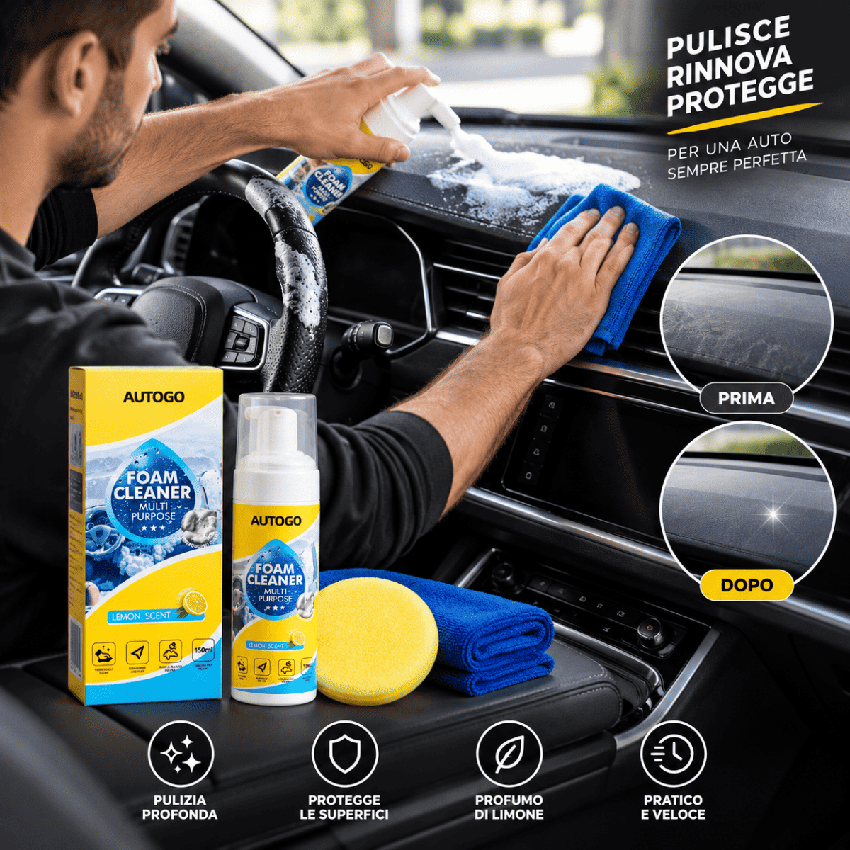 Kit AUTOGO Foam Cleaner