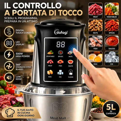 Tritatutto DAFAGI 5L 500W Touch - Mercatone Smart
