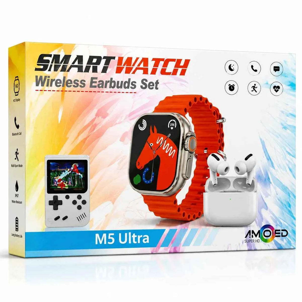 Smartwatch M5 Ultra 3in1 - MercatoneSmart.it