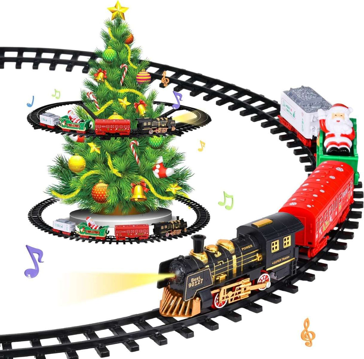 Trenino elettrico per albero - MercatoneSmart.it
