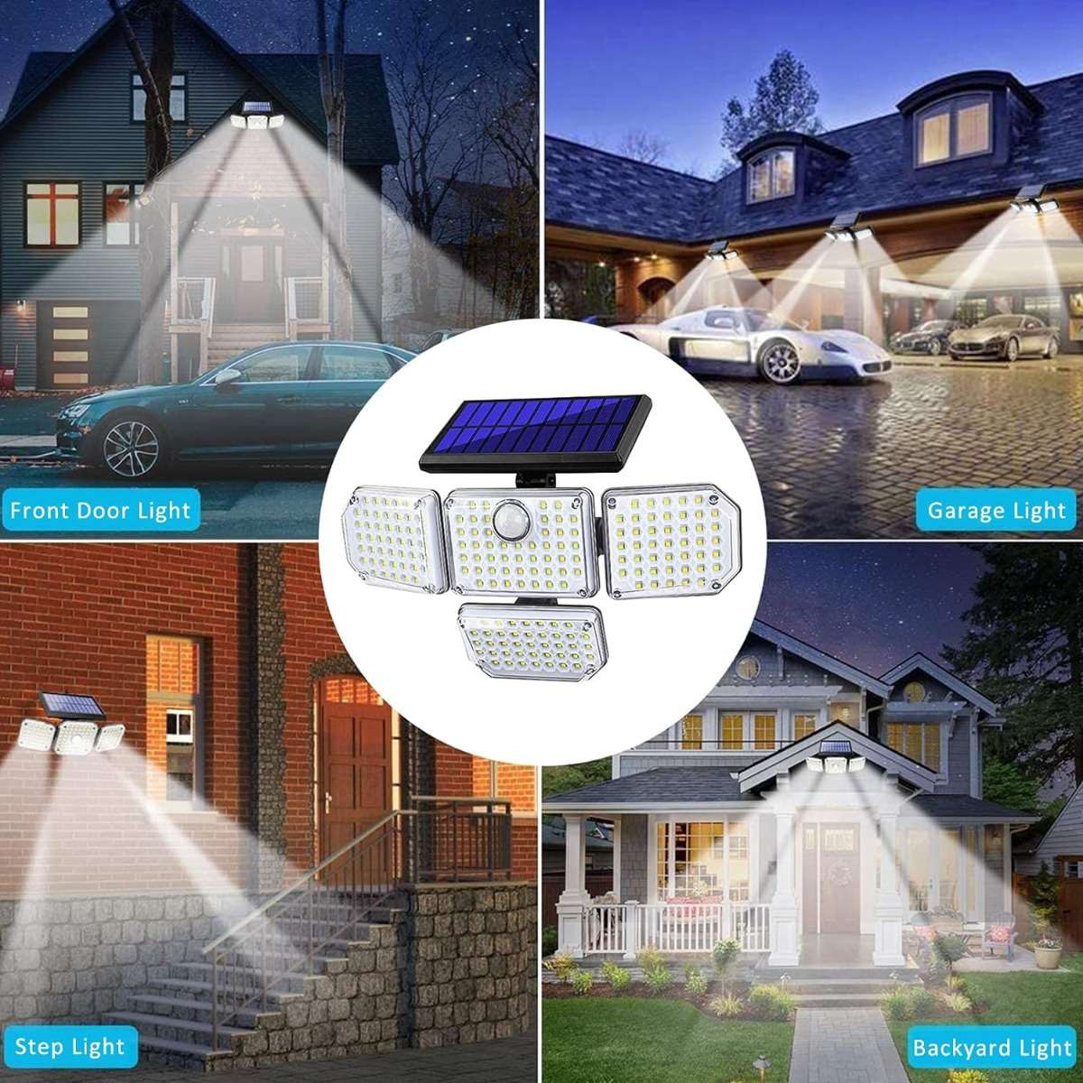 Luci solari esterno 144 led - MercatoneSmart.it