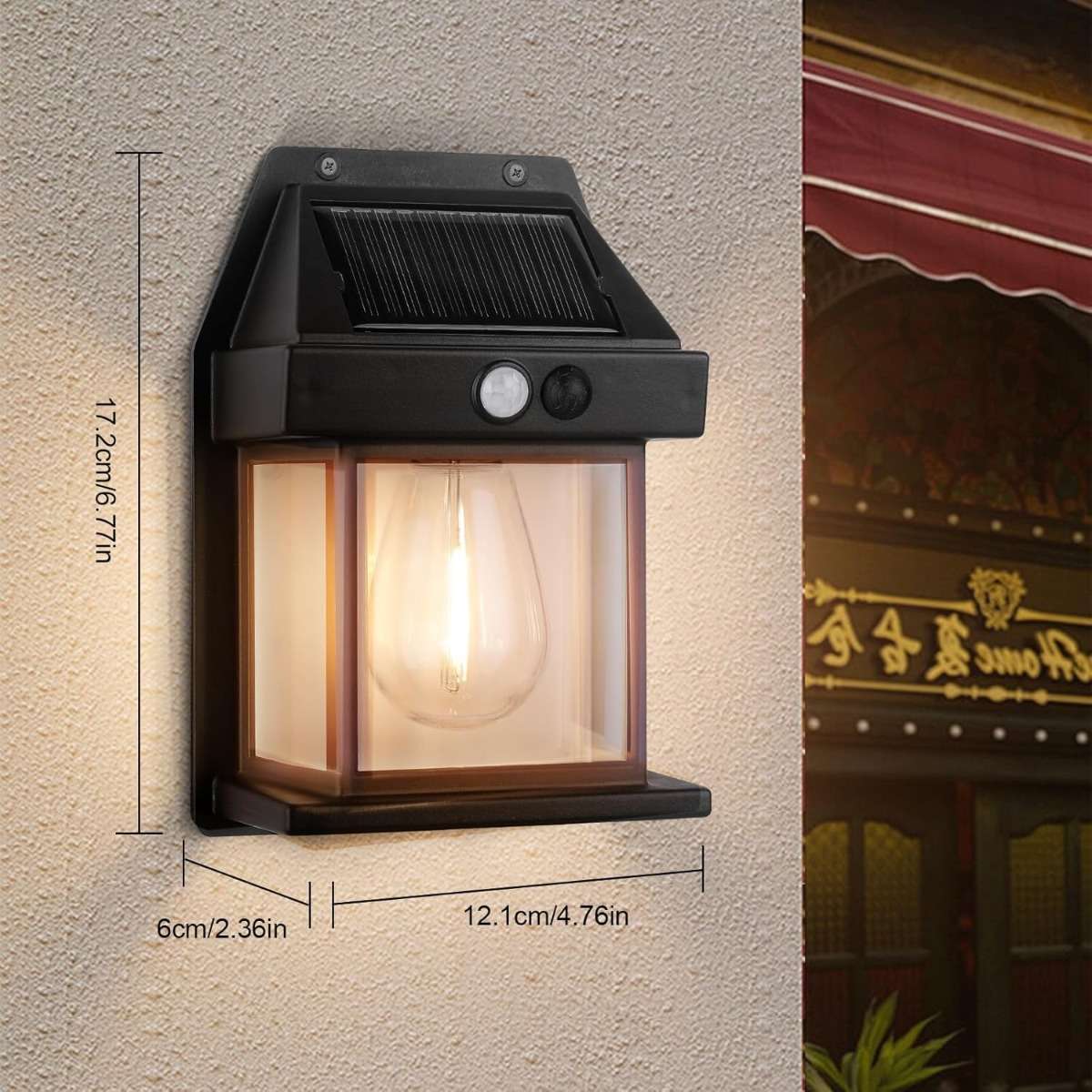 Lampada Solare da Parete LED - MercatoneSmart.it