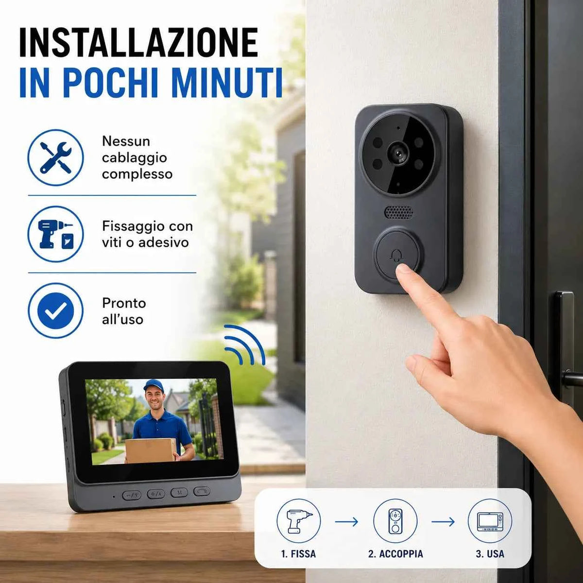 Videocitofono con Monitor - MercatoneSmart.it
