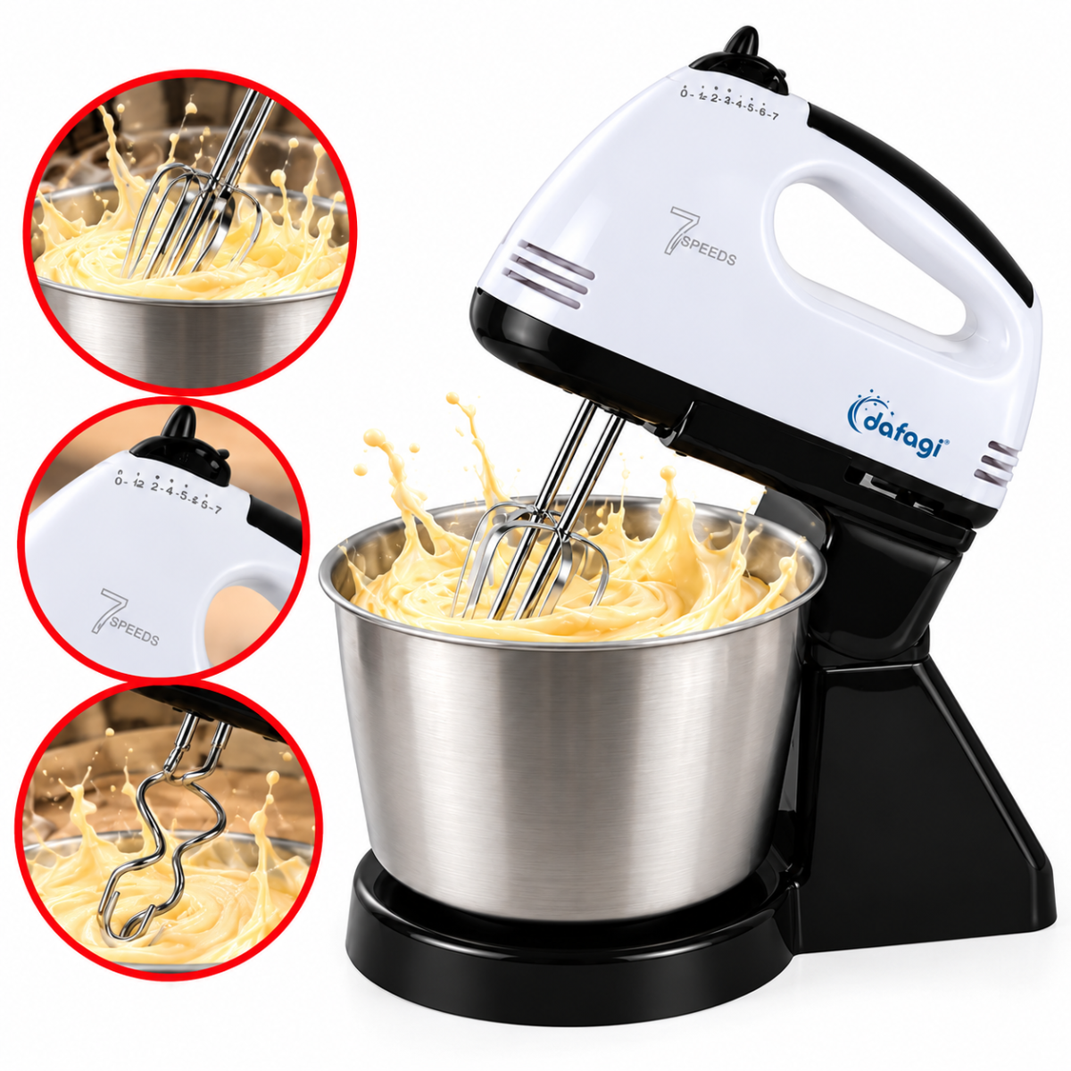 Sbattitore con Ciotola Inox