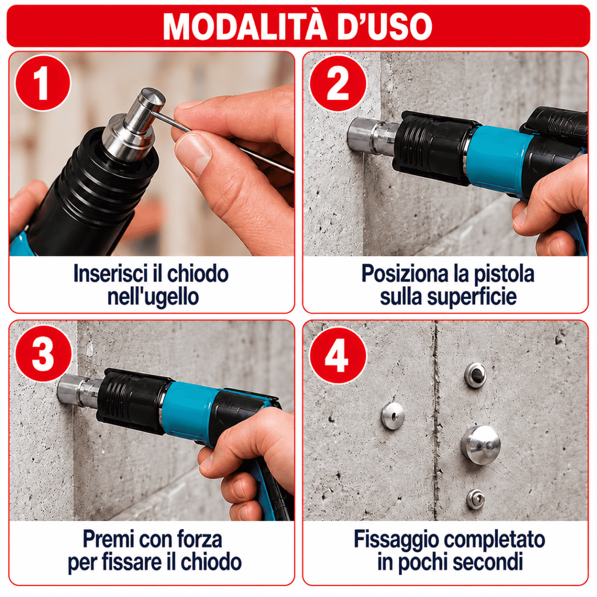 Kit Pistola Sparachiodi