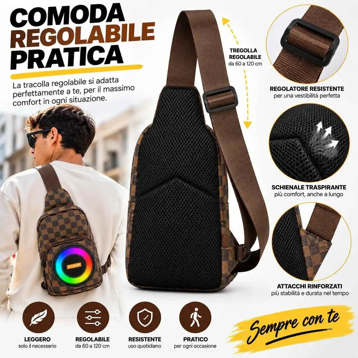 Monospalla con speaker - MercatoneSmart.it