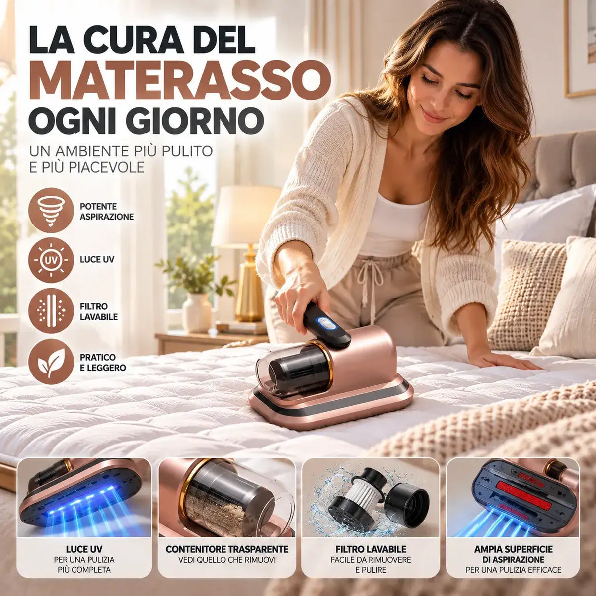 Aspirapolvere tessuti usb - MercatoneSmart.it
