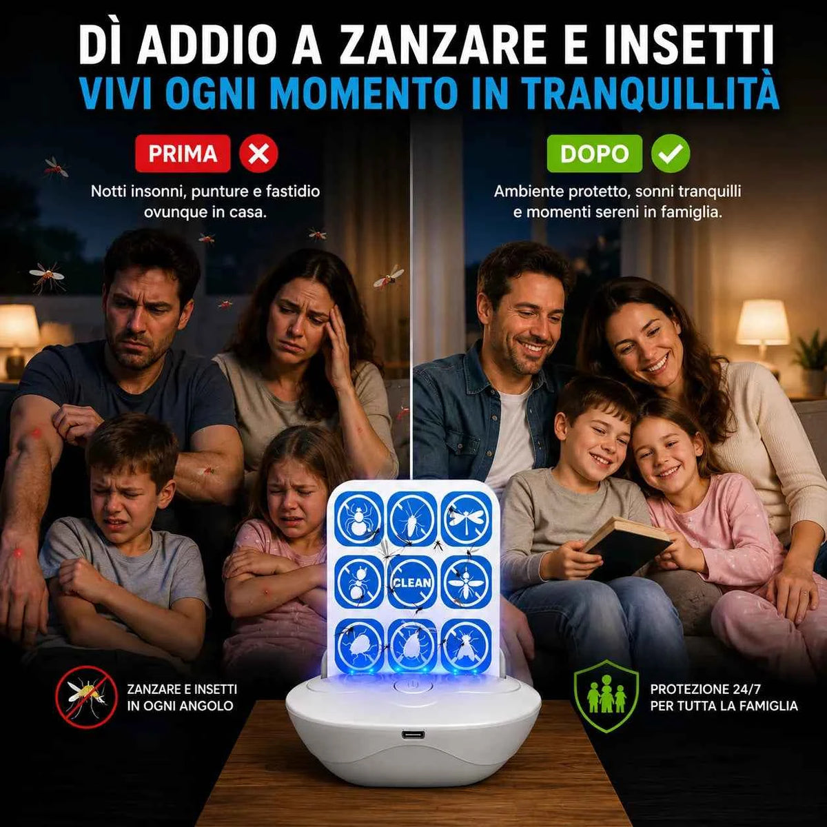 Trappola UV per Zanzare - MercatoneSmart.it
