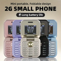Telefono cellulare i17Pro mini flip scheda SIM 2G piccolo display cellulare pieghevole