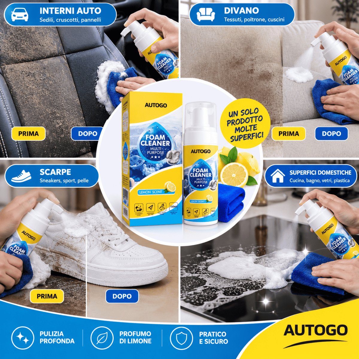Kit AUTOGO Foam Cleaner