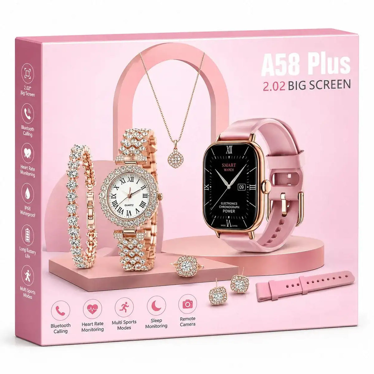 Smartwatch 8in1 A58+ - MercatoneSmart.it