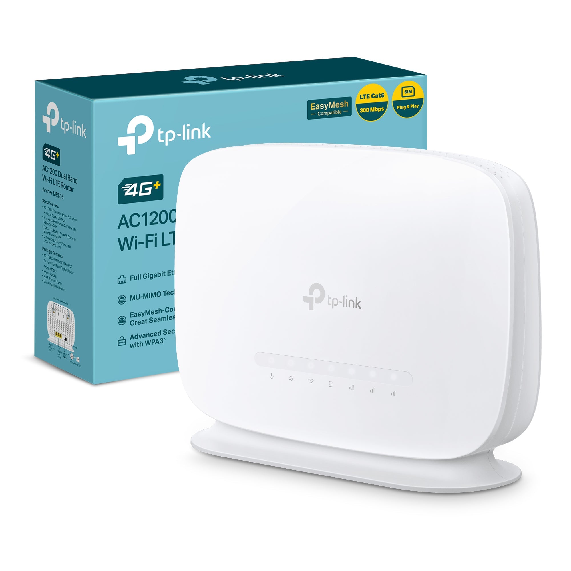 Archer MR505 Router Wi-Fi con SIM 4G+ CAT6 AC1200Mbps
