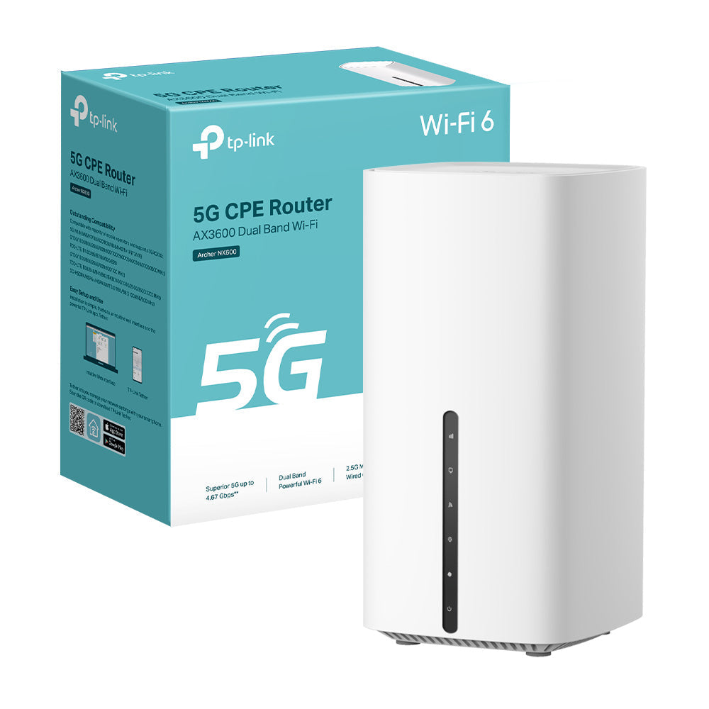 Archer NX600 Router 5G Wi-Fi 6 AX3600Mbps, Porta 2.5G