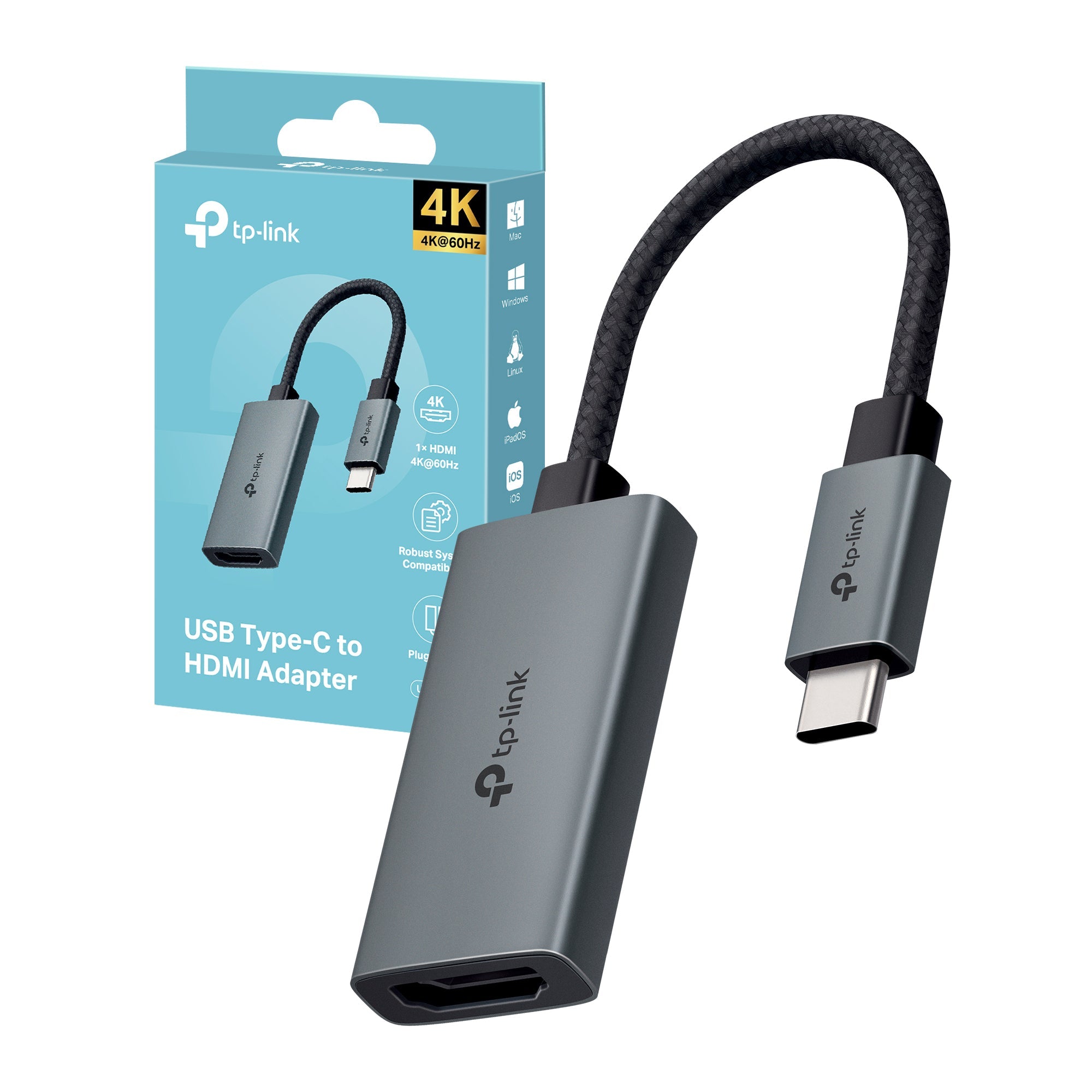 UA520C Adattatore HDMI USB C fino a 4K@60Hz TP-Link Showroom viveresmart.store & augmentedrealityoffers.com - P. IVA 02867250694 - DI PENTA ALESSIO - VIALE NETTUNO 167, 66023, FRANCAVILLA AL MARE (CH) - REA CH-438573