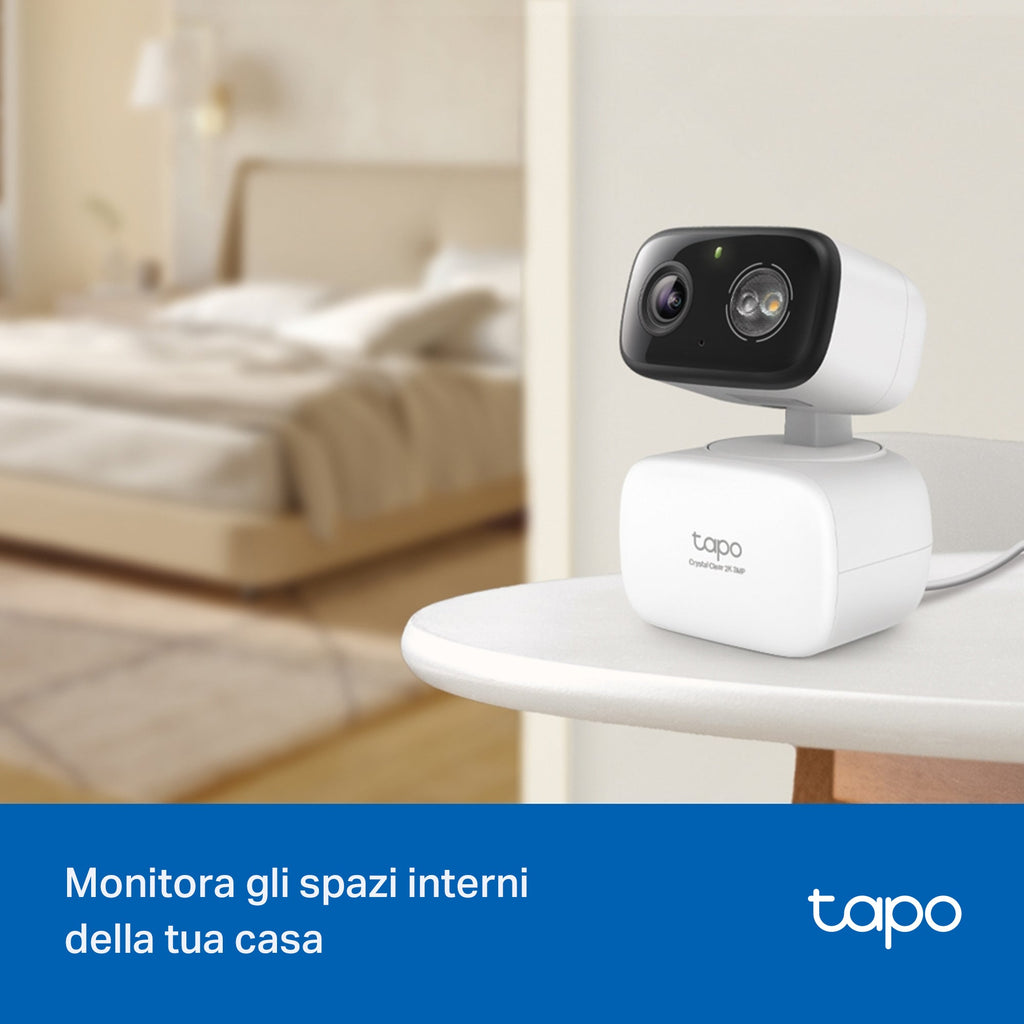 Tapo C216 Telecamera Wi-Fi Esterno/Interno 2K 3MP, 360° Visuale, Visione Notturna a Colori, ⚠️Non a batteria TP-Link Showroom viveresmart.store & augmentedrealityoffers.com - P. IVA 02867250694 - DI PENTA ALESSIO - VIALE NETTUNO 167, 66023, FRANCAVILLA AL MARE (CH) - REA CH-438573