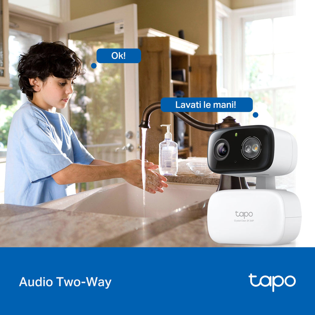 Tapo C236 Telecamera Wi-Fi Esterno/Interno 3K 5MP, Pan/Tilt, Visione Notturna a Colori, Notifiche AI, IP65 TP-Link Showroom viveresmart.store & augmentedrealityoffers.com - P. IVA 02867250694 - DI PENTA ALESSIO - VIALE NETTUNO 167, 66023, FRANCAVILLA AL MARE (CH) - REA CH-438573