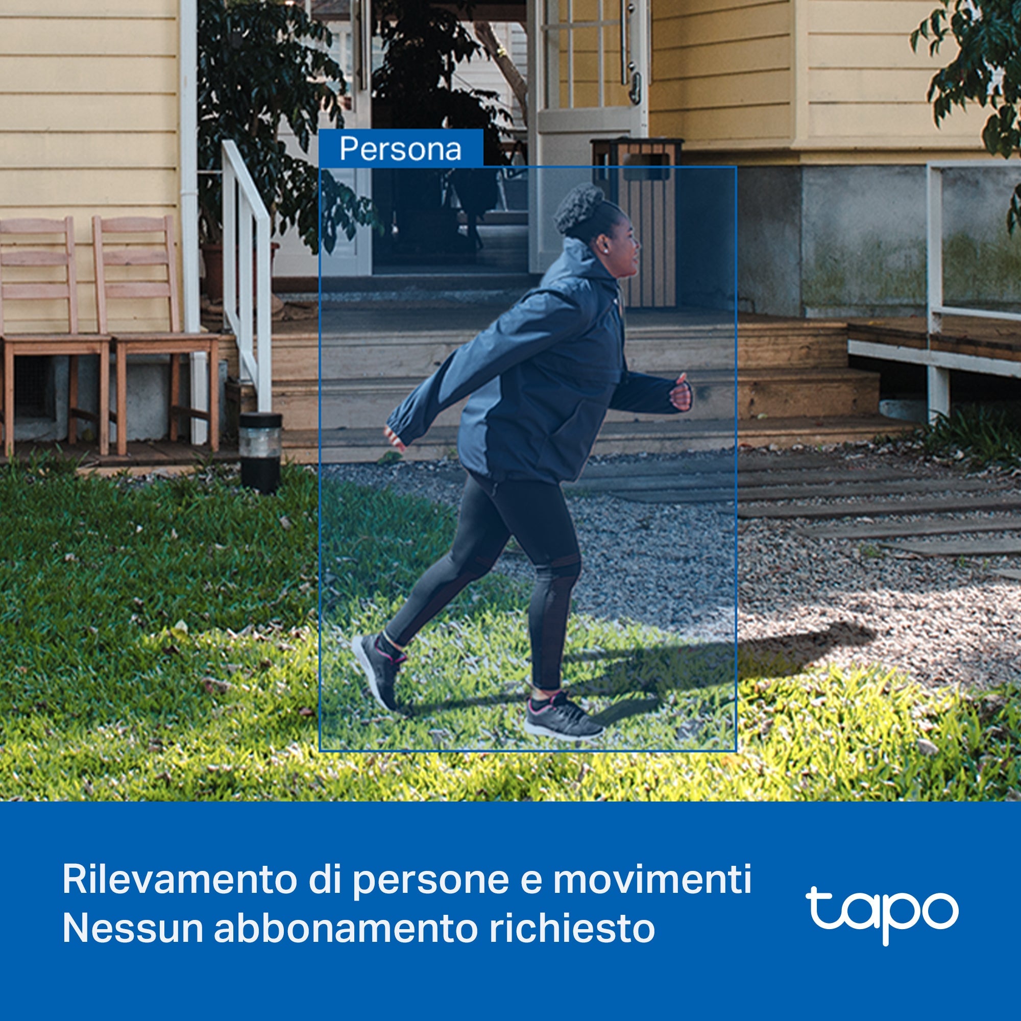 Tapo C113 Telecamera Wi-Fi Esterno/Interno 2K 3MP, Visione Notturna a Colori