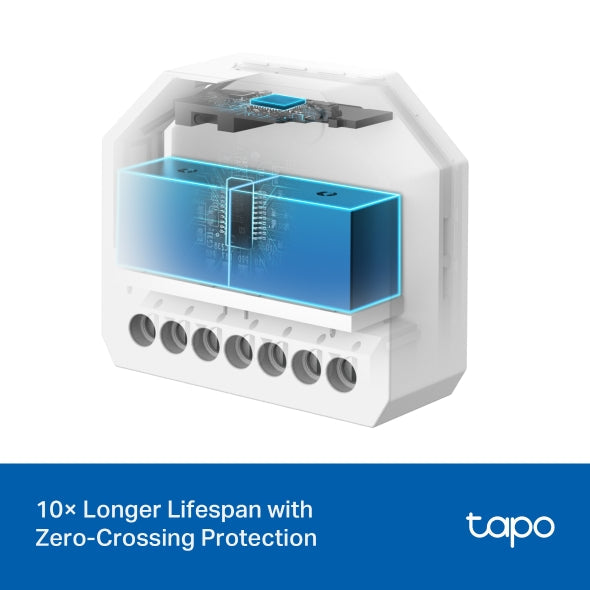 Tapo S112 Relè Interruttore con Misurazione di Consumo, Intelligente WiFi e Bluetooth a 2 Canali 6A