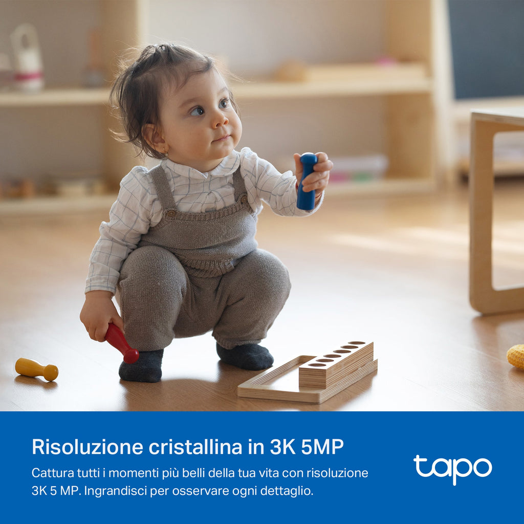 Tapo C232 Telecamera Wi-Fi Interno 3K 5MP, 360° Visuale, Porta Ethernet TP-Link Showroom viveresmart.store & augmentedrealityoffers.com - P. IVA 02867250694 - DI PENTA ALESSIO - VIALE NETTUNO 167, 66023, FRANCAVILLA AL MARE (CH) - REA CH-438573
