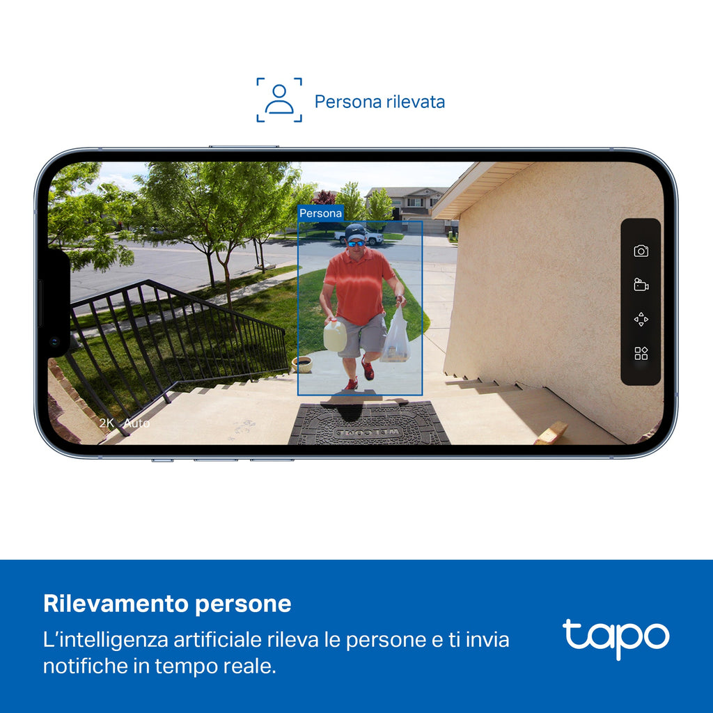 Tapo C400 1080P FHD Telecamera Wi-Fi Esterno a Batteria 5200 mAh, Visione Notturna a Colori TP-Link Showroom viveresmart.store & augmentedrealityoffers.com - P. IVA 02867250694 - DI PENTA ALESSIO - VIALE NETTUNO 167, 66023, FRANCAVILLA AL MARE (CH) - REA CH-438573