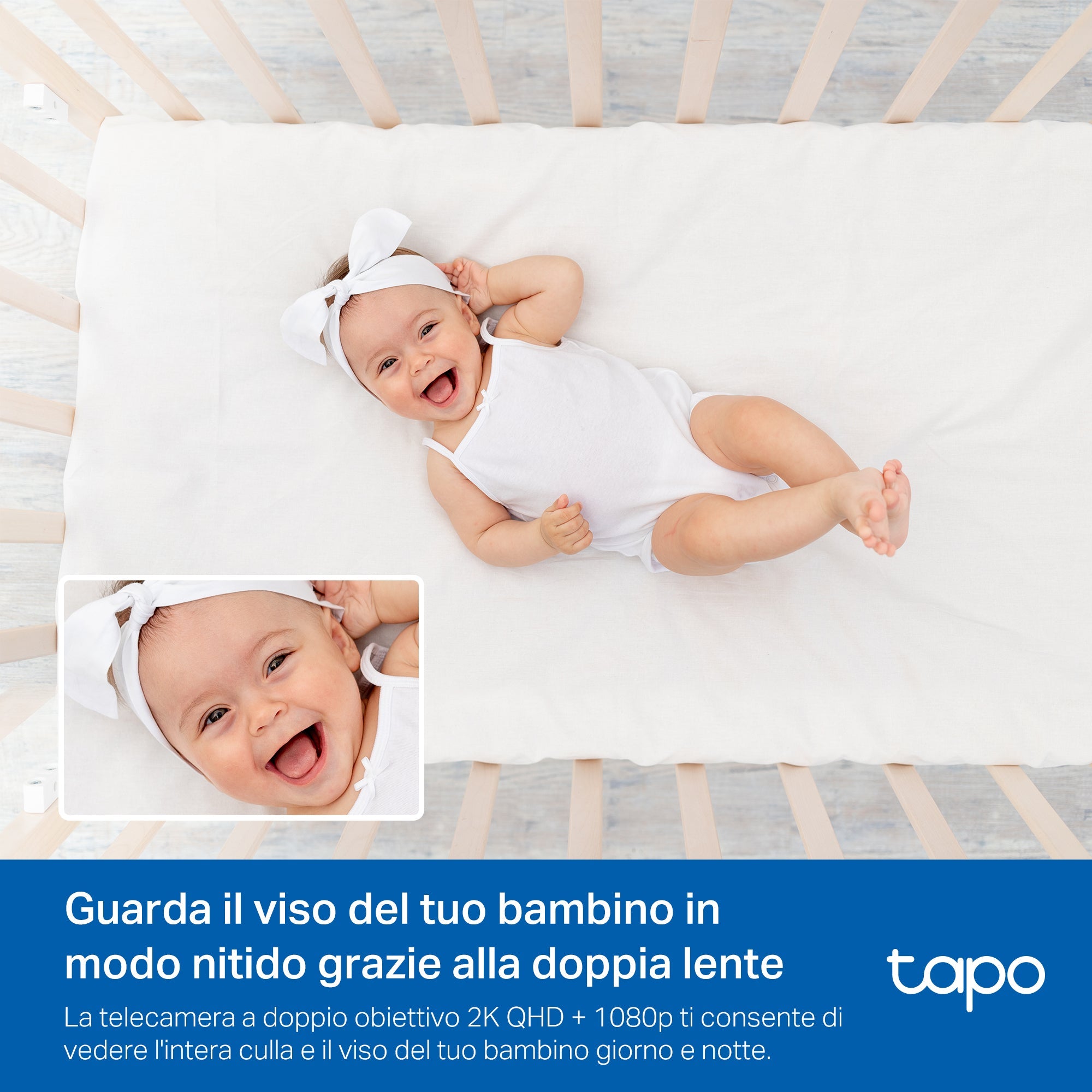Tapo C840 Baby Monitor, Telecamera Wi-Fi Interno 4MP+2MP Doppia Lente, Visione Notturna e Allarme Urlo TP-Link Showroom viveresmart.store & augmentedrealityoffers.com - P. IVA 02867250694 - DI PENTA ALESSIO - VIALE NETTUNO 167, 66023, FRANCAVILLA AL MARE (CH) - REA CH-438573
