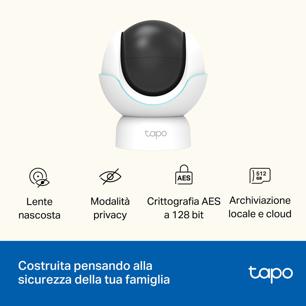 Tapo C840 Baby Monitor, Telecamera Wi-Fi Interno 4MP+2MP Doppia Lente, Visione Notturna e Allarme Urlo TP-Link Showroom viveresmart.store & augmentedrealityoffers.com - P. IVA 02867250694 - DI PENTA ALESSIO - VIALE NETTUNO 167, 66023, FRANCAVILLA AL MARE (CH) - REA CH-438573