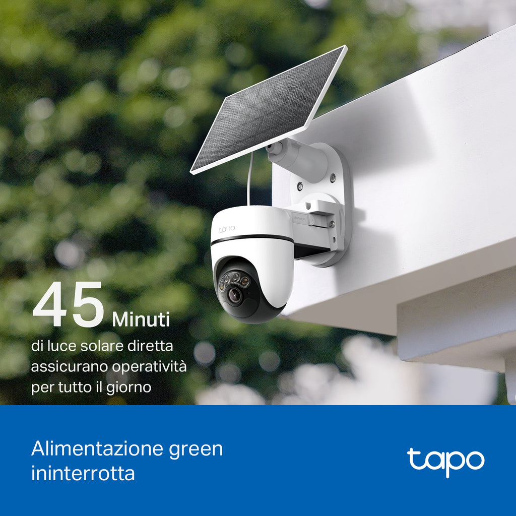 Tapo C610 KIT Telecamera WiFi Esterno 2K 3MP Senza Fili con Pannello Solare, 360° PTZ, Batteria 6700mAh TP-Link Showroom viveresmart.store & augmentedrealityoffers.com - P. IVA 02867250694 - DI PENTA ALESSIO - VIALE NETTUNO 167, 66023, FRANCAVILLA AL MARE (CH) - REA CH-438573