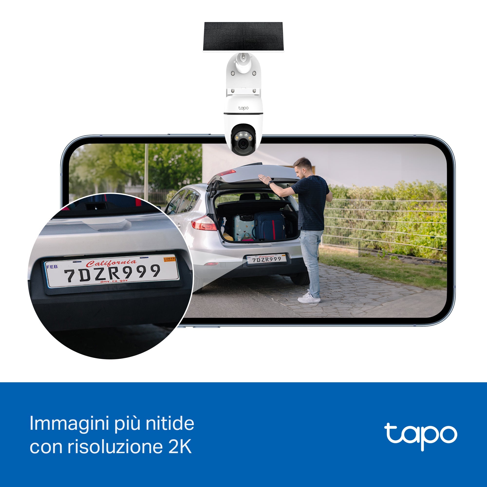 Tapo C610 KIT Telecamera WiFi Esterno 2K 3MP Senza Fili con Pannello Solare, 360° PTZ, Batteria 6700mAh TP-Link Showroom viveresmart.store & augmentedrealityoffers.com - P. IVA 02867250694 - DI PENTA ALESSIO - VIALE NETTUNO 167, 66023, FRANCAVILLA AL MARE (CH) - REA CH-438573