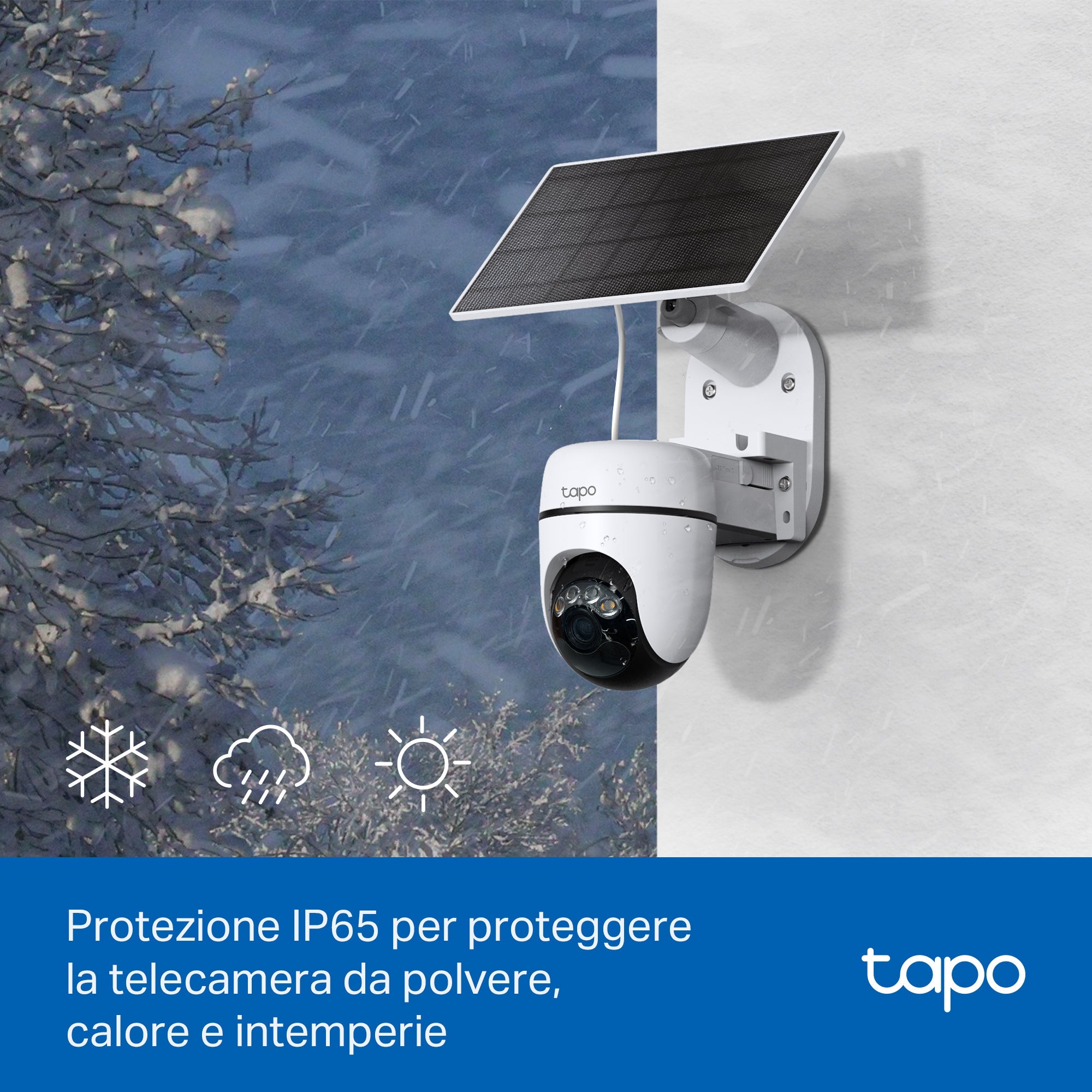 Tapo C610 KIT Telecamera WiFi Esterno 2K 3MP Senza Fili con Pannello Solare, 360° PTZ, Batteria 6700mAh TP-Link Showroom viveresmart.store & augmentedrealityoffers.com - P. IVA 02867250694 - DI PENTA ALESSIO - VIALE NETTUNO 167, 66023, FRANCAVILLA AL MARE (CH) - REA CH-438573