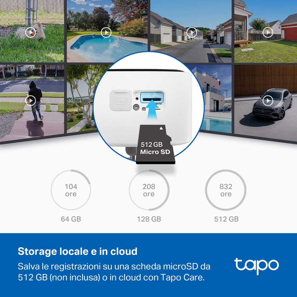Tapo C400 KIT Telecamera Wi-Fi Esterno a Batteria FHD 2MP con Panello Solare, Visione Notturna a Colori TP-Link Showroom viveresmart.store & augmentedrealityoffers.com - P. IVA 02867250694 - DI PENTA ALESSIO - VIALE NETTUNO 167, 66023, FRANCAVILLA AL MARE (CH) - REA CH-438573