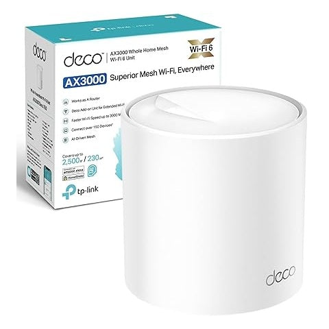 Deco X60 Sistema Mesh Wi-Fi 6 AX5400Mbps, 1pz