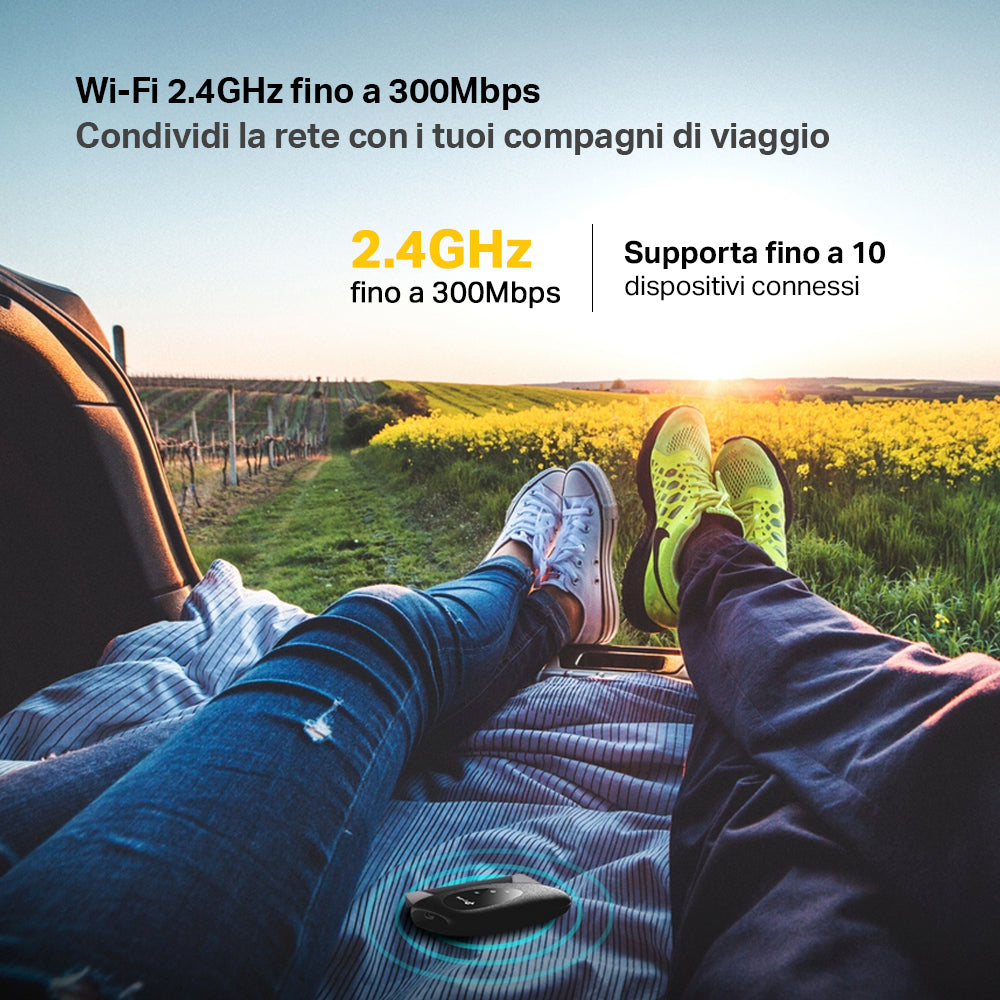 M7000 Saponetta Wi-Fi con SIM 4G LTE CAT4 N300Mbps TP-Link Showroom viveresmart.store & augmentedrealityoffers.com - P. IVA 02867250694 - DI PENTA ALESSIO - VIALE NETTUNO 167, 66023, FRANCAVILLA AL MARE (CH) - REA CH-438573