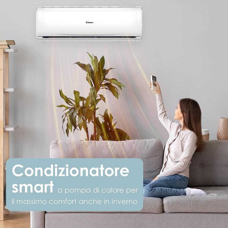CANDY PURA CLIMATIZZATORE CONDIZIONATORE 12000 BTU INVERTER R32 A++ WIFI CON APP Luemm Store
