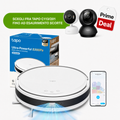 Tapo RV20 Max White Robot Aspirapolvere, Navigazione LiDAR MagSlim, ⚠️Offerta Prime Una Videocamera In Omaggio