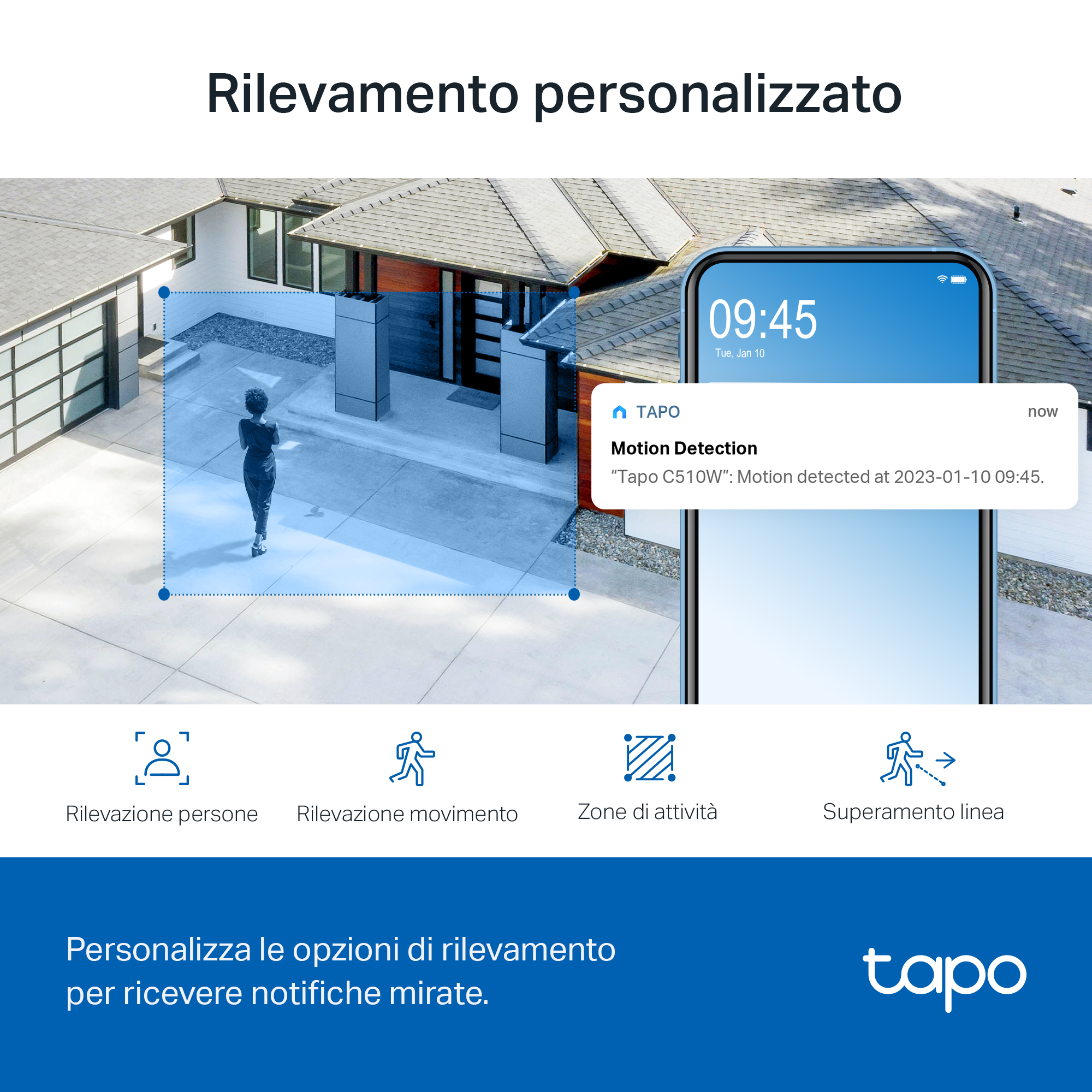 Tapo C510W Telecamera Wi-Fi Esterno 2K 3MP, 360° Visuale, Visione Notturna a Colori, ⚠️Non a batteria TP-Link Showroom viveresmart.store & augmentedrealityoffers.com - P. IVA 02867250694 - DI PENTA ALESSIO - VIALE NETTUNO 167, 66023, FRANCAVILLA AL MARE (CH) - REA CH-438573