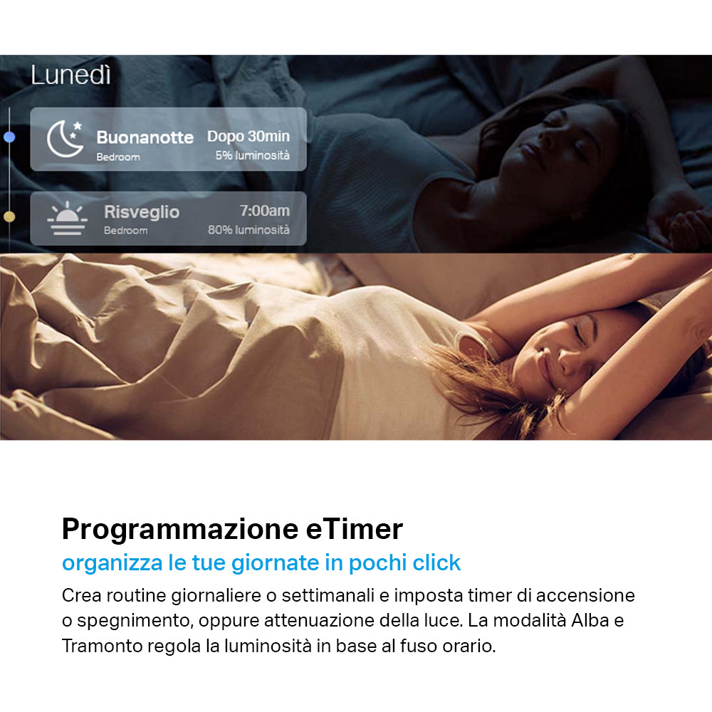 Tapo L510E Lampadina LED Smart Wi-Fi Dimmerabile 2700K E27, Controllo Vocale con Alexa TP-Link Showroom viveresmart.store & augmentedrealityoffers.com - P. IVA 02867250694 - DI PENTA ALESSIO - VIALE NETTUNO 167, 66023, FRANCAVILLA AL MARE (CH) - REA CH-438573