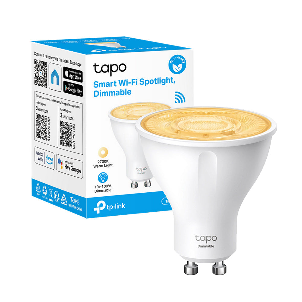 Tapo L610 Faretto LED Smart Wi-Fi Dimmerabile GU10, Controllo Vocale con Alexa TP-Link Showroom viveresmart.store & augmentedrealityoffers.com - P. IVA 02867250694 - DI PENTA ALESSIO - VIALE NETTUNO 167, 66023, FRANCAVILLA AL MARE (CH) - REA CH-438573