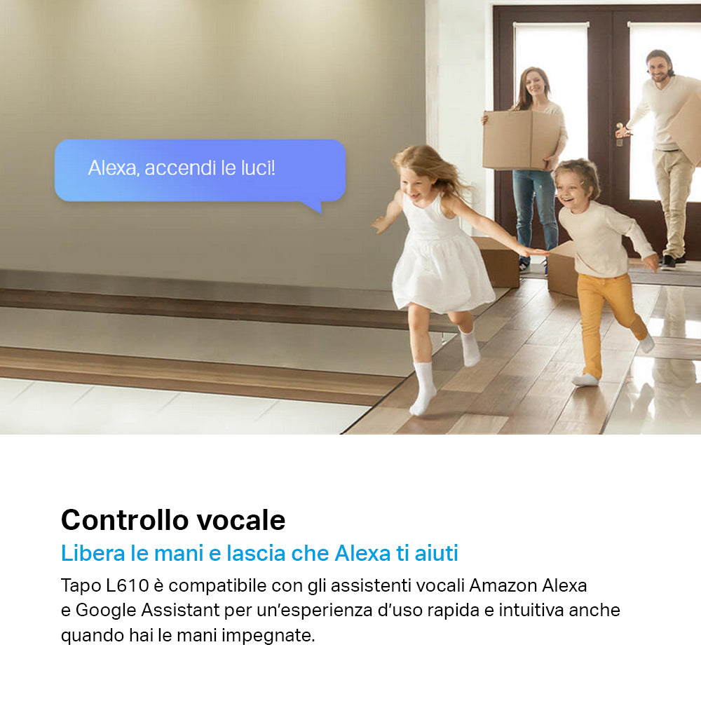 Tapo L610 Faretto LED Smart Wi-Fi Dimmerabile GU10, Controllo Vocale con Alexa, 4pz TP-Link Showroom viveresmart.store & augmentedrealityoffers.com - P. IVA 02867250694 - DI PENTA ALESSIO - VIALE NETTUNO 167, 66023, FRANCAVILLA AL MARE (CH) - REA CH-438573