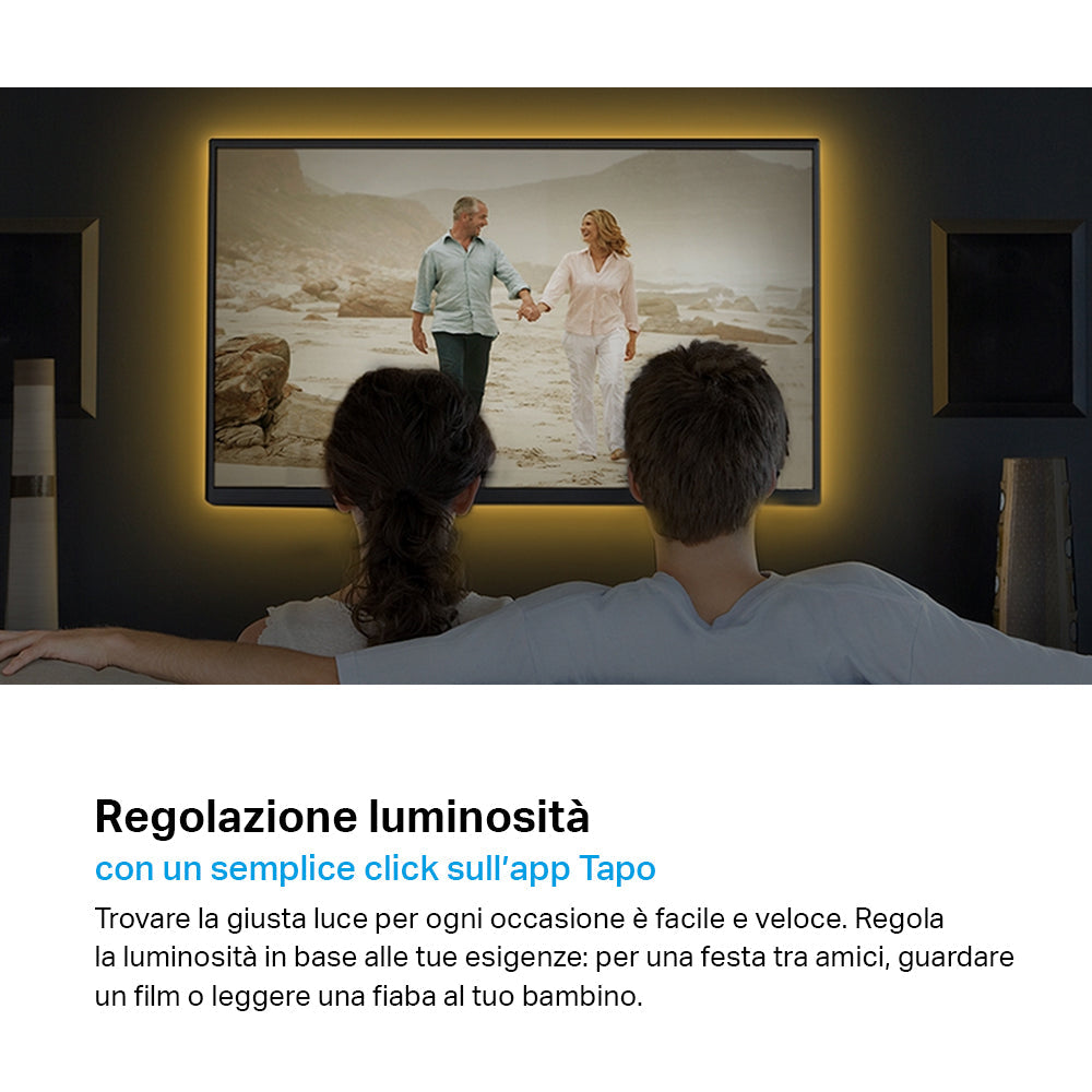 Tapo L900-10 Striscia LED Smart Wi-Fi Multicolore 2x5m, Controllo Vocale con Alexa TP-Link Showroom viveresmart.store & augmentedrealityoffers.com - P. IVA 02867250694 - DI PENTA ALESSIO - VIALE NETTUNO 167, 66023, FRANCAVILLA AL MARE (CH) - REA CH-438573