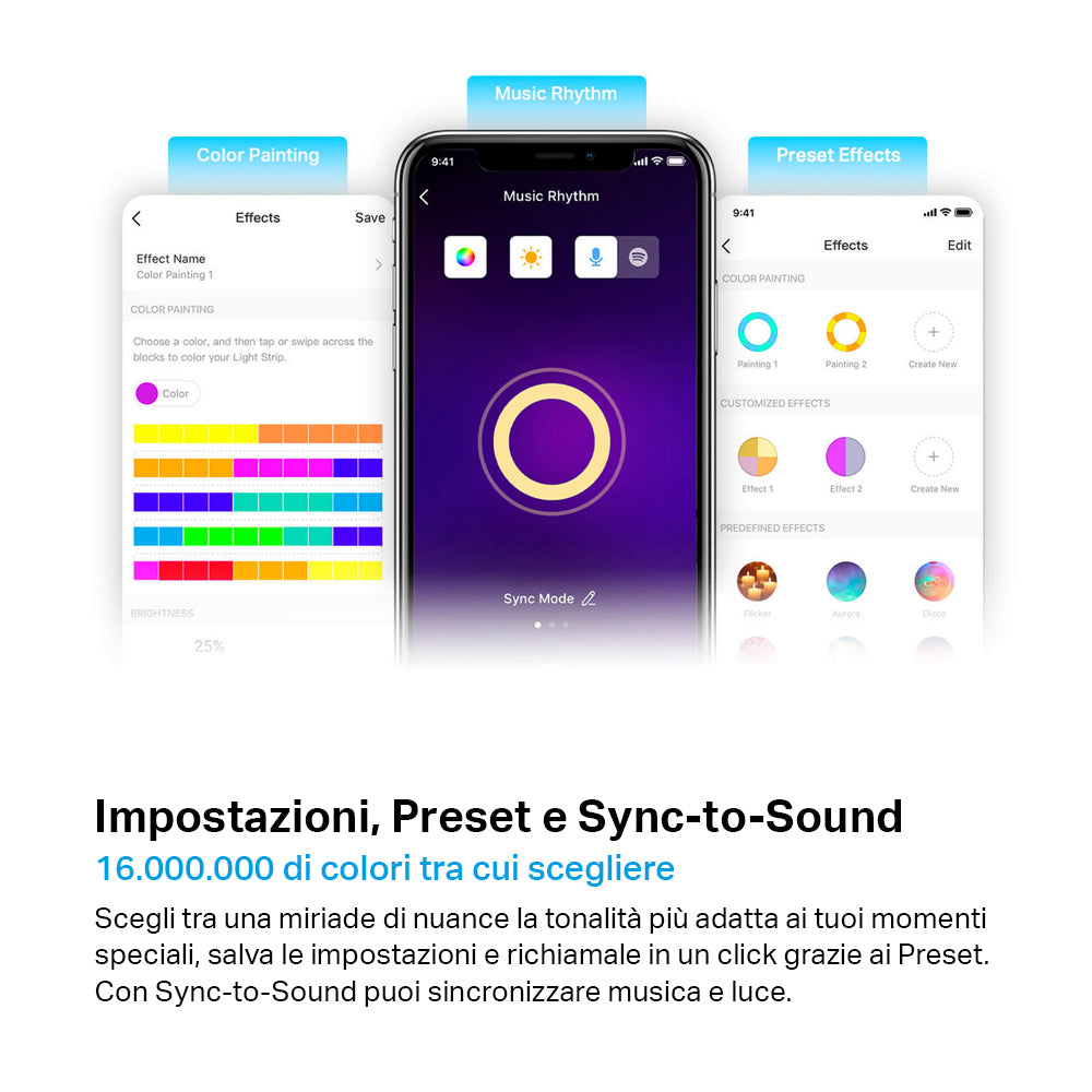 Tapo L920-5 Striscia LED Smart Wi-Fi Multicolore 5m, Zone Colore, Rivestimento Esterno, Controllo Vocale con Alexa TP-Link Showroom viveresmart.store & augmentedrealityoffers.com - P. IVA 02867250694 - DI PENTA ALESSIO - VIALE NETTUNO 167, 66023, FRANCAVILLA AL MARE (CH) - REA CH-438573