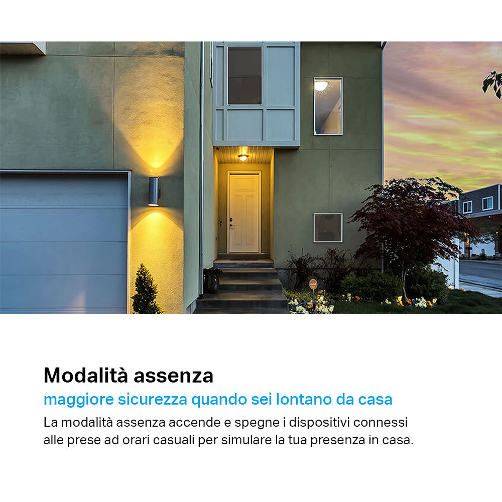 Tapo P105 Presa Smart Wi-Fi Italiana Tipo C-F-L 10A, Controllo Vocale con Alexa, 2pz
