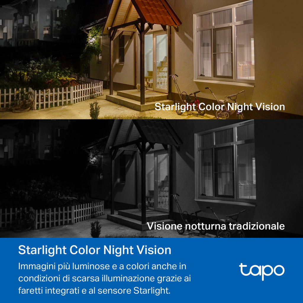 Tapo C460 Telecamera Wi-Fi Esterno a Batteria 4K 8MP, Visione Notturna a Colori Starlight, Base Magnetica TP-Link Showroom viveresmart.store & augmentedrealityoffers.com - P. IVA 02867250694 - DI PENTA ALESSIO - VIALE NETTUNO 167, 66023, FRANCAVILLA AL MARE (CH) - REA CH-438573