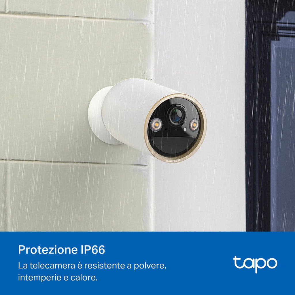 Tapo C460 Telecamera Wi-Fi Esterno a Batteria 4K 8MP, Visione Notturna a Colori Starlight, Base Magnetica TP-Link Showroom viveresmart.store & augmentedrealityoffers.com - P. IVA 02867250694 - DI PENTA ALESSIO - VIALE NETTUNO 167, 66023, FRANCAVILLA AL MARE (CH) - REA CH-438573